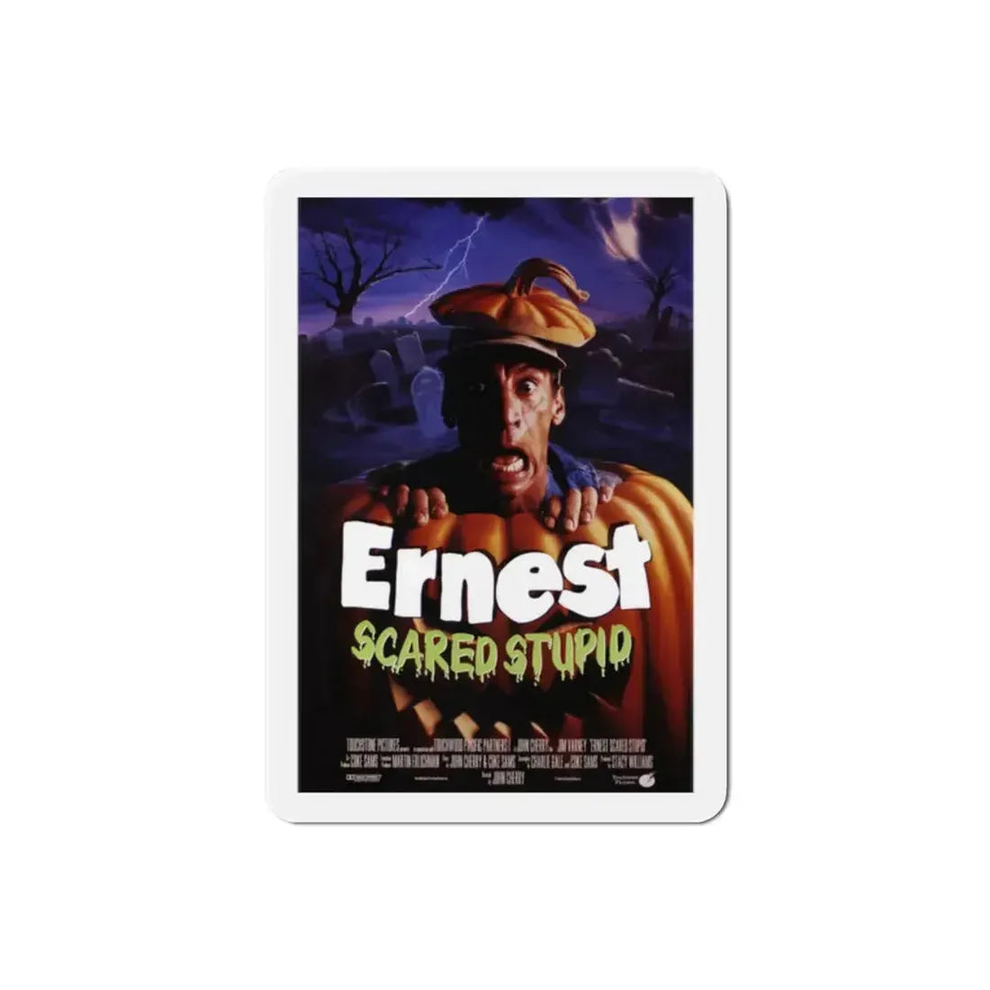 Ernest Scared Stupid 1991 Movie Poster Refrigerator Magnet 2 Inch - The Sticker Space