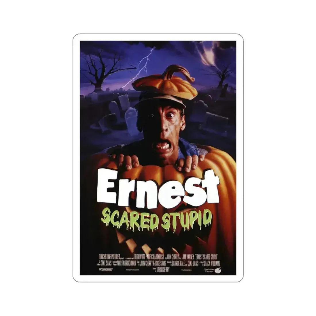Ernest Scared Stupid 1991 Movie Poster STICKER Vinyl Die-Cut Decal 6 Inch - The Sticker Space