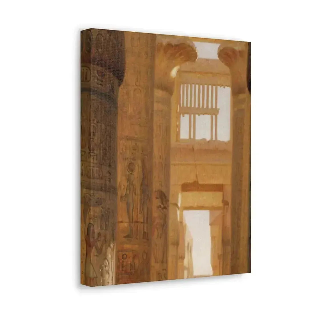 Ernst Carl Eugen Koerner (1846-1927) The Temple Of Karnak The Great Hypostyle Hall - 1890 - Canvas Wall Art - The Sticker Space