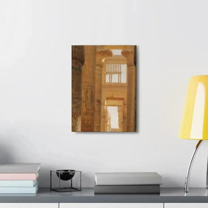 Ernst Carl Eugen Koerner (1846-1927) The Temple Of Karnak The Great Hypostyle Hall - 1890 - Canvas Wall Art - The Sticker Space