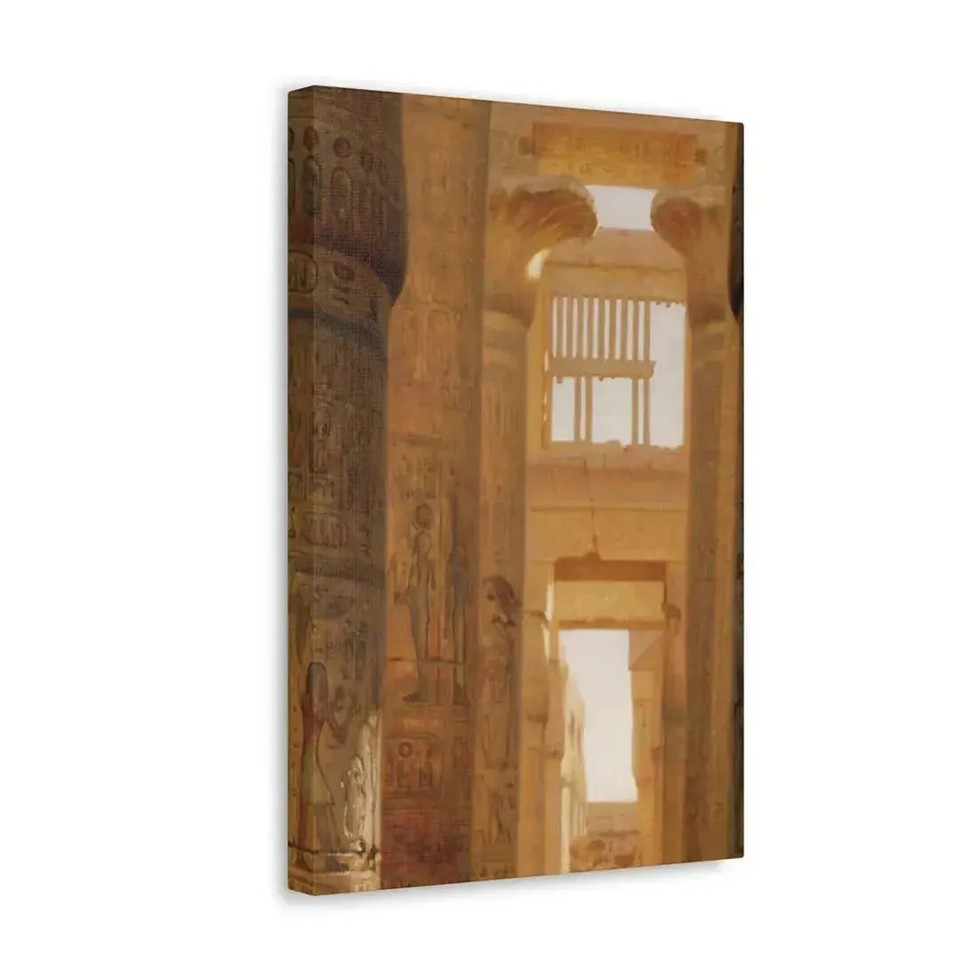 Ernst Carl Eugen Koerner (1846-1927) The Temple Of Karnak The Great Hypostyle Hall - 1890 - Canvas Wall Art - The Sticker Space