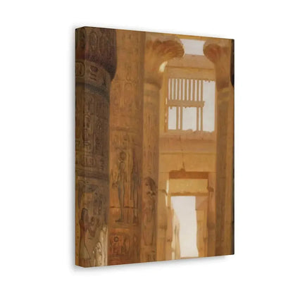 Ernst Carl Eugen Koerner (1846-1927) The Temple Of Karnak The Great Hypostyle Hall - 1890 - Canvas Wall Art - The Sticker Space