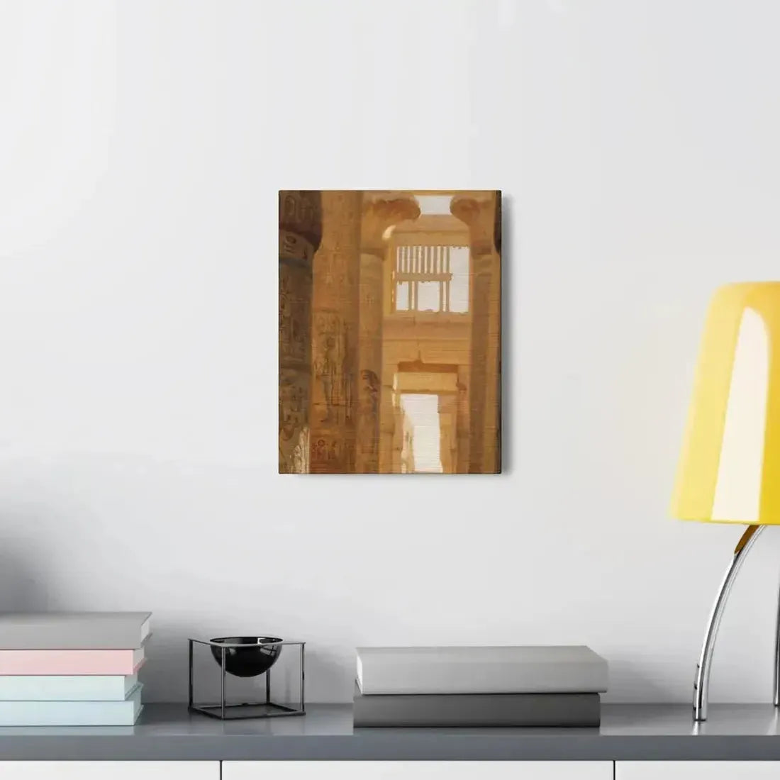 Ernst Carl Eugen Koerner (1846-1927) The Temple Of Karnak The Great Hypostyle Hall - 1890 - Canvas Wall Art - The Sticker Space