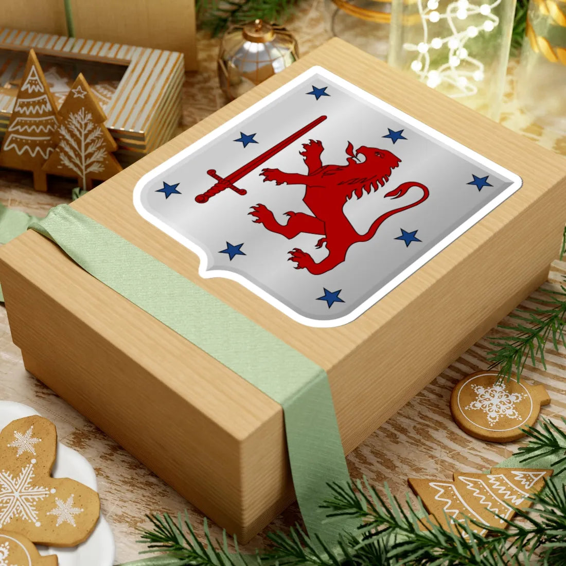 Erpe-Mere wapen (Belgium) (Coat of Arms) STICKER Vinyl Kiss-Cut Decal - The Sticker Space