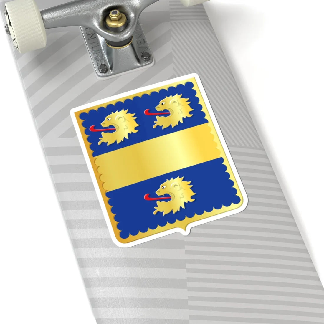 Erquelinnes wapen (Belgium) (Coat of Arms) STICKER Vinyl Kiss-Cut Decal - The Sticker Space