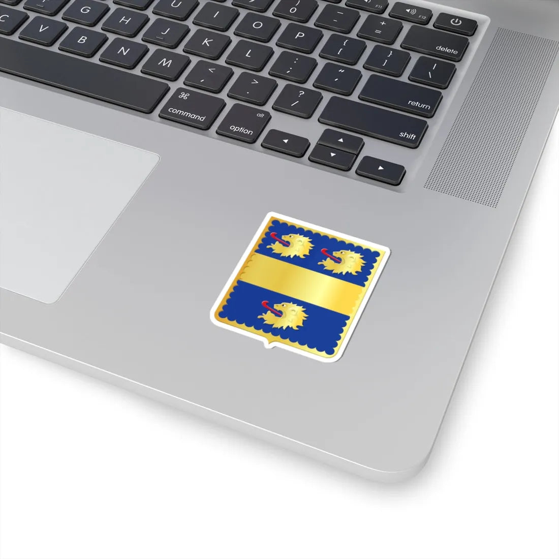 Erquelinnes wapen (Belgium) (Coat of Arms) STICKER Vinyl Kiss-Cut Decal - The Sticker Space