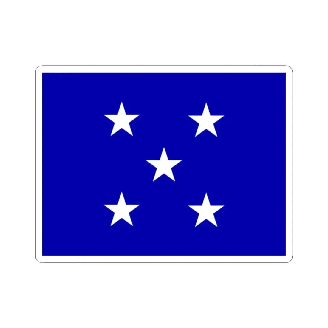 Erroneous flag of Victoria 1910 (Australia) STICKER Vinyl Kiss-Cut Decal 2 Inch White - The Sticker Space