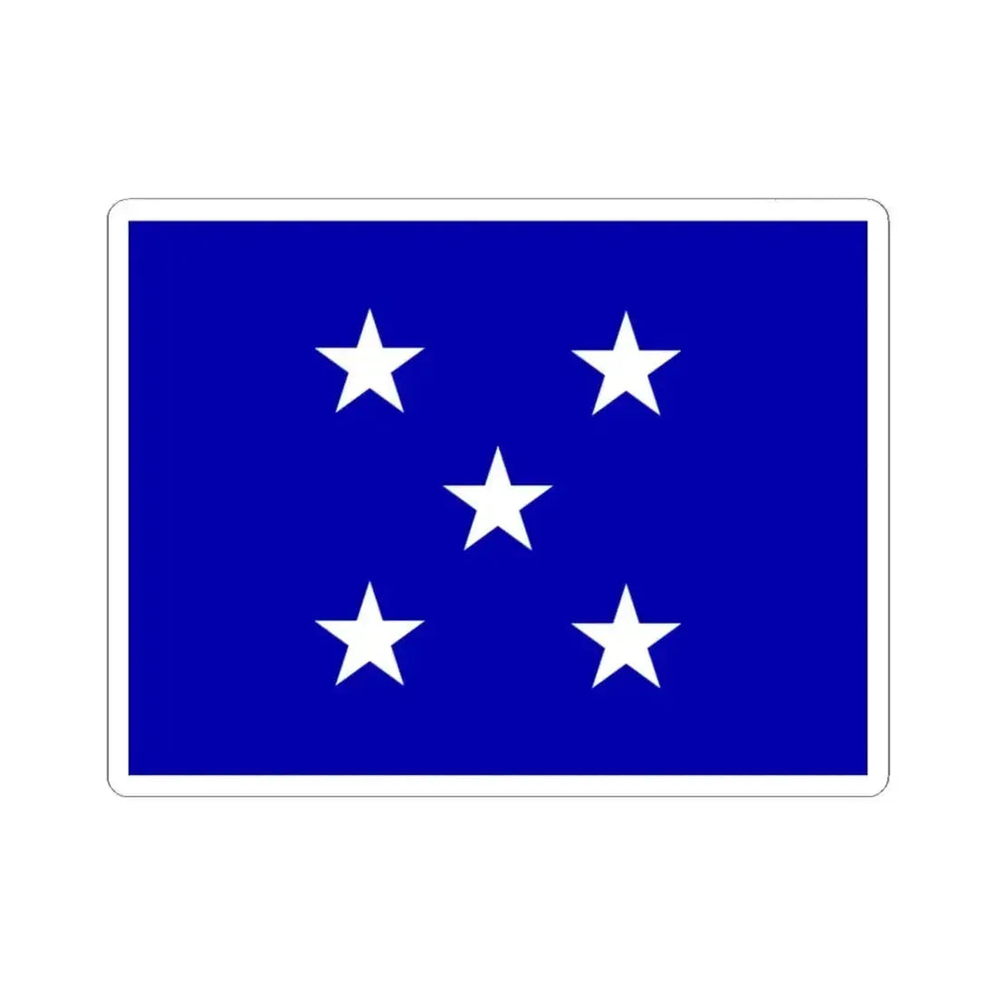 Erroneous flag of Victoria 1910 (Australia) STICKER Vinyl Kiss-Cut Decal 3 Inch White - The Sticker Space