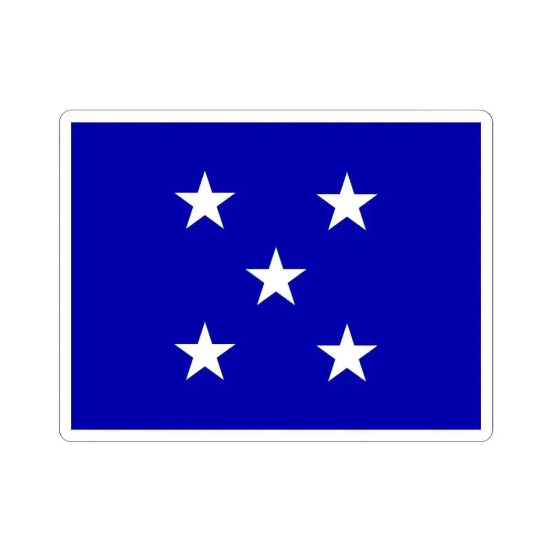 Erroneous flag of Victoria 1910 (Australia) STICKER Vinyl Kiss-Cut Decal 4 Inch White - The Sticker Space