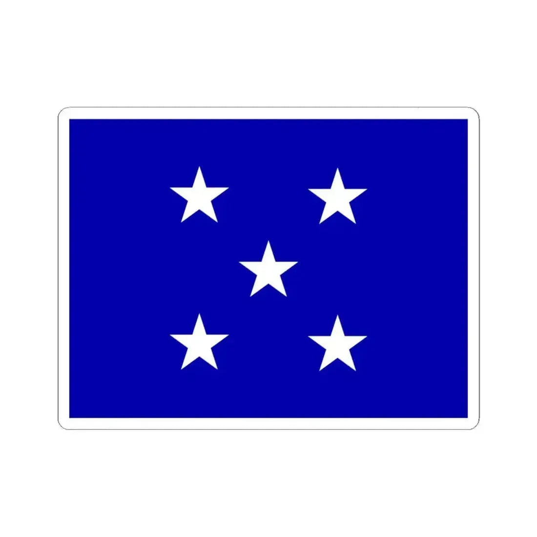 Erroneous flag of Victoria 1910 (Australia) STICKER Vinyl Kiss-Cut Decal 6 Inch White - The Sticker Space