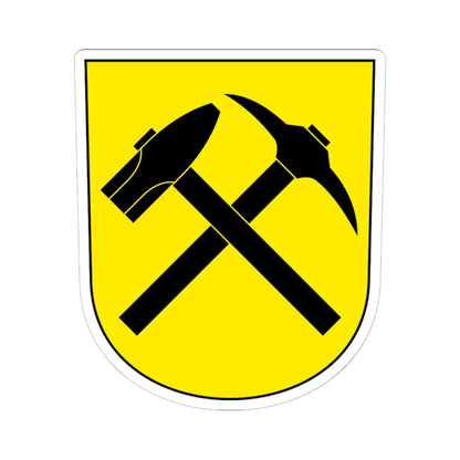 Erschwil-blazon (Switzerland) (Coat of Arms) STICKER Vinyl Kiss-Cut Decal 6 Inch White - The Sticker Space