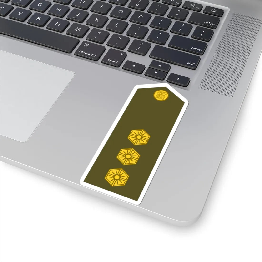 ES Army OF13 (Estonia) (Military Rank) STICKER Vinyl Kiss-Cut Decal - The Sticker Space