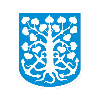 Esbjerg Kommune coa (Denmark) (Coat of Arms) STICKER Vinyl Kiss-Cut Decal 3 Inch White - The Sticker Space