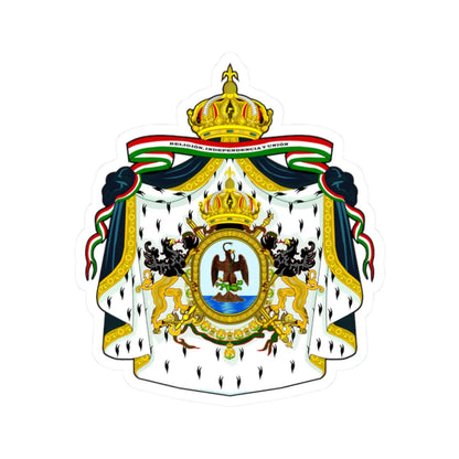 Esc de la casa imperial MMI (Mexico) (Coat of Arms) STICKER Vinyl Kiss-Cut Decal 2 Inch White - The Sticker Space