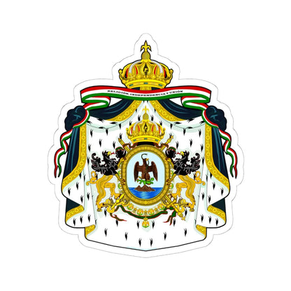 Esc de la casa imperial MMI (Mexico) (Coat of Arms) STICKER Vinyl Kiss-Cut Decal 6 Inch White - The Sticker Space