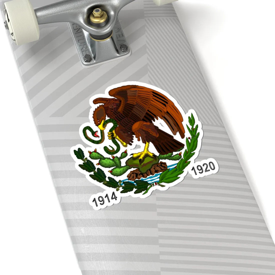 Esc Mex 1814 a 1820 Carrancista (Mexico) (Coat of Arms) STICKER Vinyl Kiss-Cut Decal - The Sticker Space