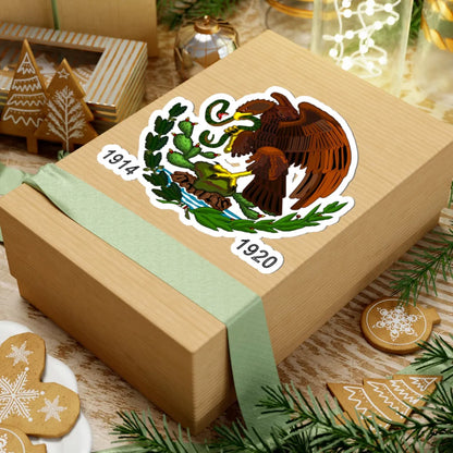 Esc Mex 1814 a 1820 Carrancista (Mexico) (Coat of Arms) STICKER Vinyl Kiss-Cut Decal - The Sticker Space