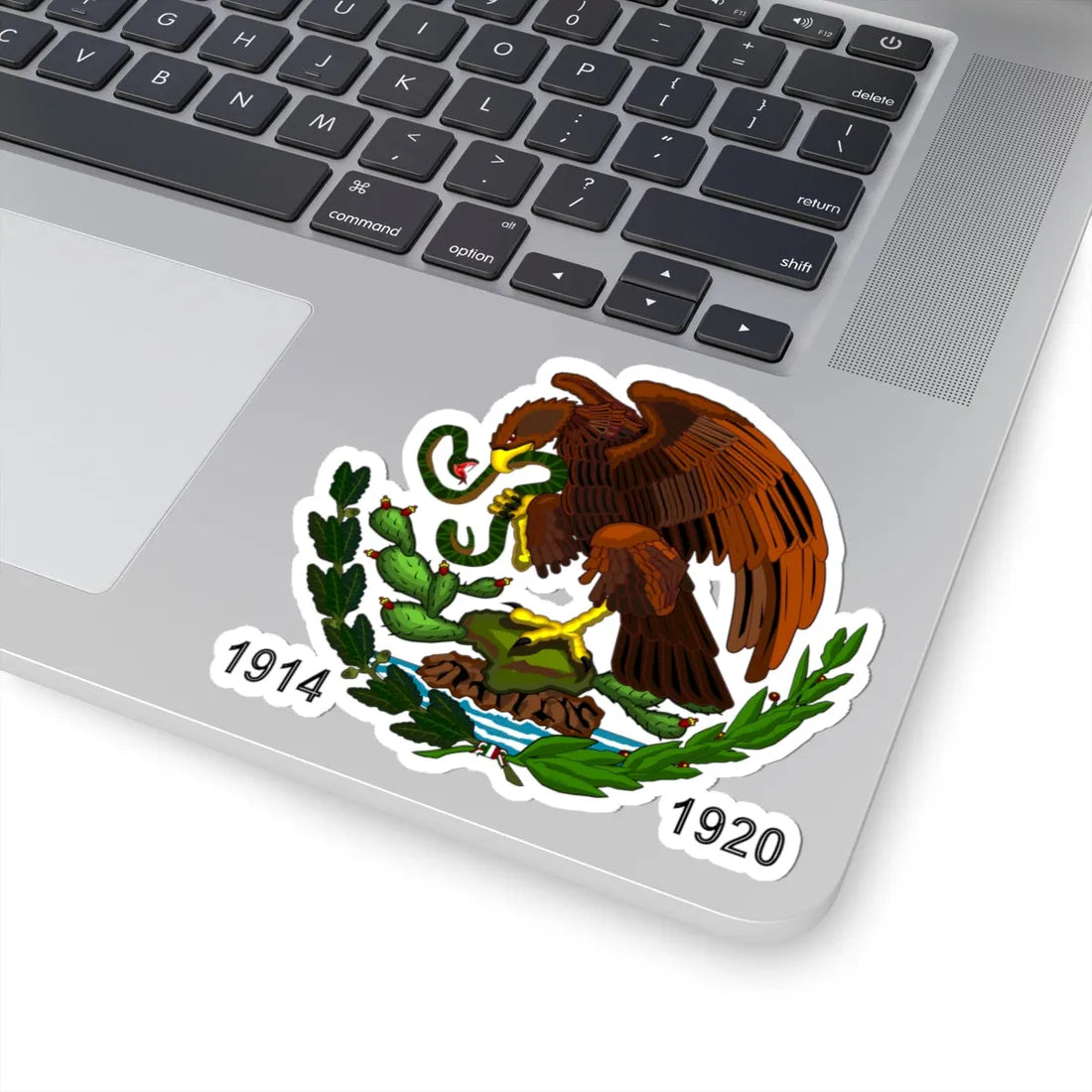 Esc Mex 1814 a 1820 Carrancista (Mexico) (Coat of Arms) STICKER Vinyl Kiss-Cut Decal - The Sticker Space