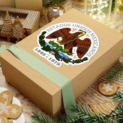 Esc Mex 1846 a 1879 EUM (Mexico) (Coat of Arms) STICKER Vinyl Kiss-Cut Decal - The Sticker Space