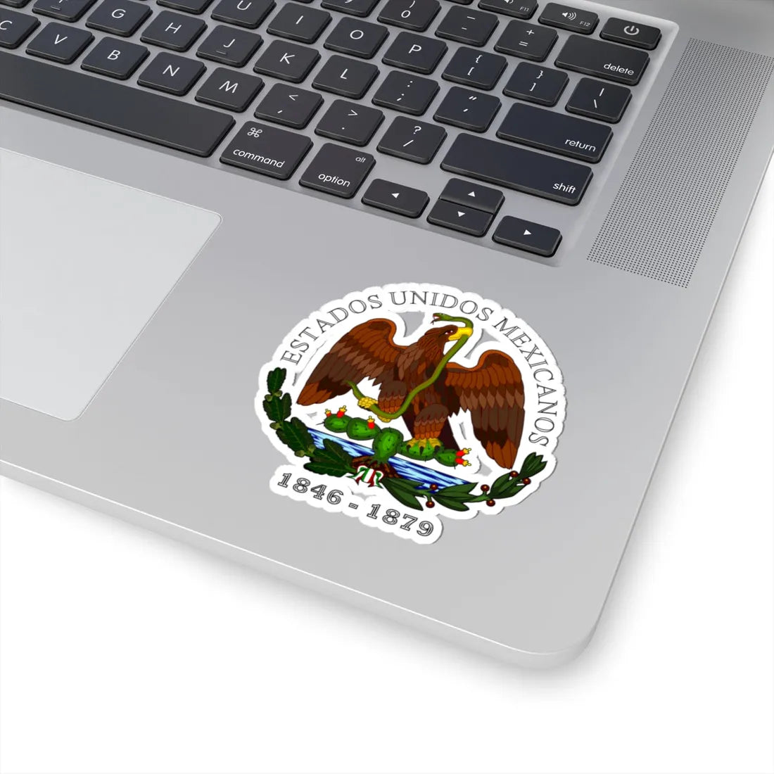 Esc Mex 1846 a 1879 EUM (Mexico) (Coat of Arms) STICKER Vinyl Kiss-Cut Decal - The Sticker Space