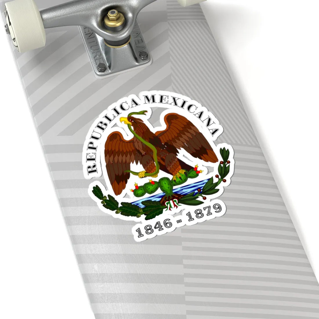Esc Mex 1846 a 1879 Rep Mexicana Liberal (Mexico) (Coat of Arms) STICKER Vinyl Kiss-Cut Decal - The Sticker Space