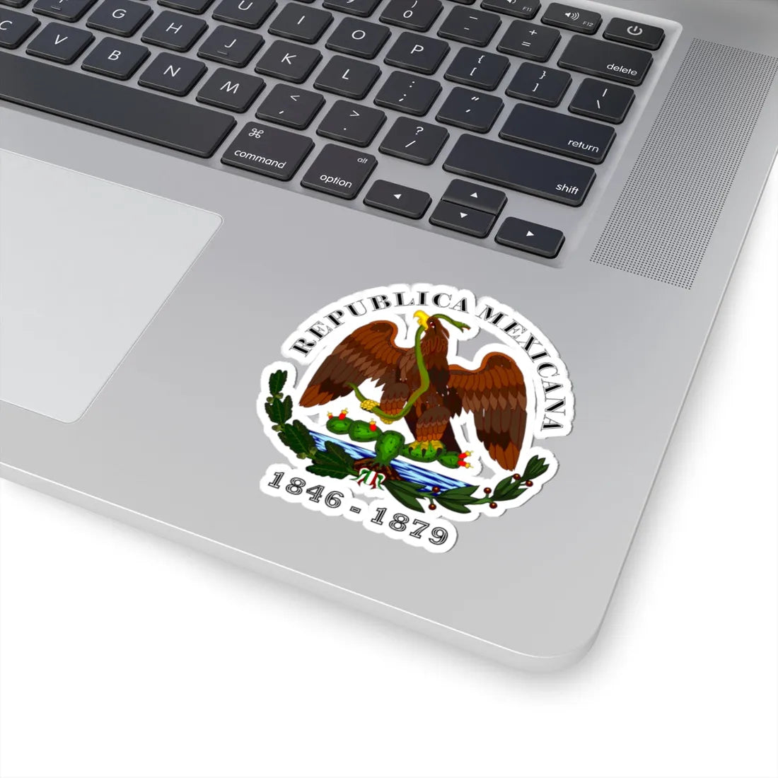 Esc Mex 1846 a 1879 Rep Mexicana Liberal (Mexico) (Coat of Arms) STICKER Vinyl Kiss-Cut Decal - The Sticker Space