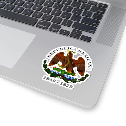 Esc Mex 1846 a 1879 Rep Mexicana Liberal (Mexico) (Coat of Arms) STICKER Vinyl Kiss-Cut Decal - The Sticker Space