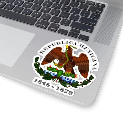 Esc Mex 1846 a 1879 Rep Mexicana Liberal (Mexico) (Coat of Arms) STICKER Vinyl Kiss-Cut Decal - The Sticker Space