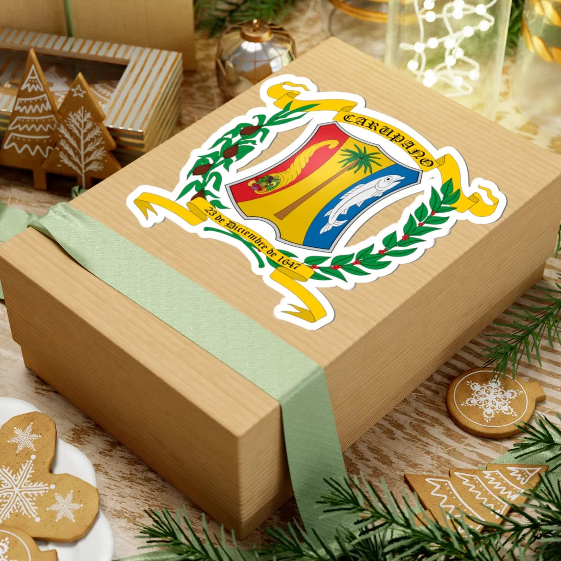 ESC-R-Bermudez (Venezuela) (Coat of Arms) STICKER Vinyl Kiss-Cut Decal - The Sticker Space