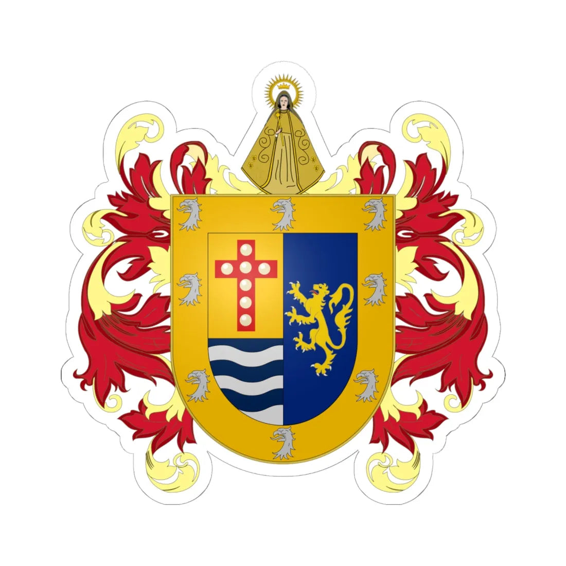 ESC-R-Cumana (Venezuela) (Coat of Arms) STICKER Vinyl Kiss-Cut Decal - The Sticker Space