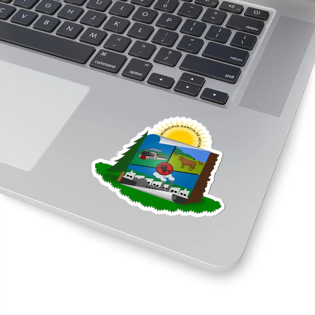 ESC-S-Garcia de Hevia (Venezuela) (Coat of Arms) STICKER Vinyl Kiss-Cut Decal - The Sticker Space
