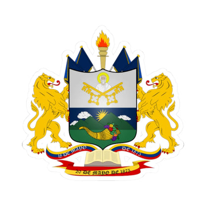 ESC-S-Independencia (Venezuela) (Coat of Arms) STICKER Vinyl Kiss-Cut Decal 2 Inch White - The Sticker Space
