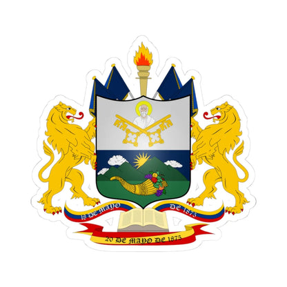ESC-S-Independencia (Venezuela) (Coat of Arms) STICKER Vinyl Kiss-Cut Decal 3 Inch White - The Sticker Space