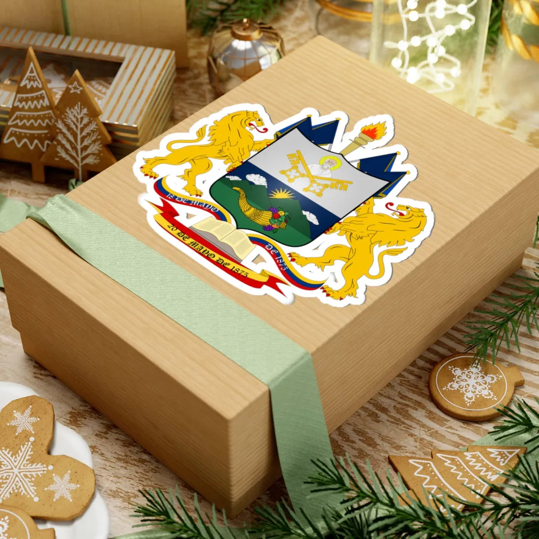 ESC-S-Independencia (Venezuela) (Coat of Arms) STICKER Vinyl Kiss-Cut Decal - The Sticker Space