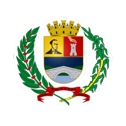 ESC-S-Junin (Venezuela) (Coat of Arms) STICKER Vinyl Kiss-Cut Decal 2 Inch White - The Sticker Space
