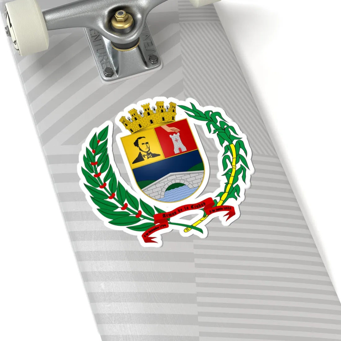 ESC-S-Junin (Venezuela) (Coat of Arms) STICKER Vinyl Kiss-Cut Decal - The Sticker Space