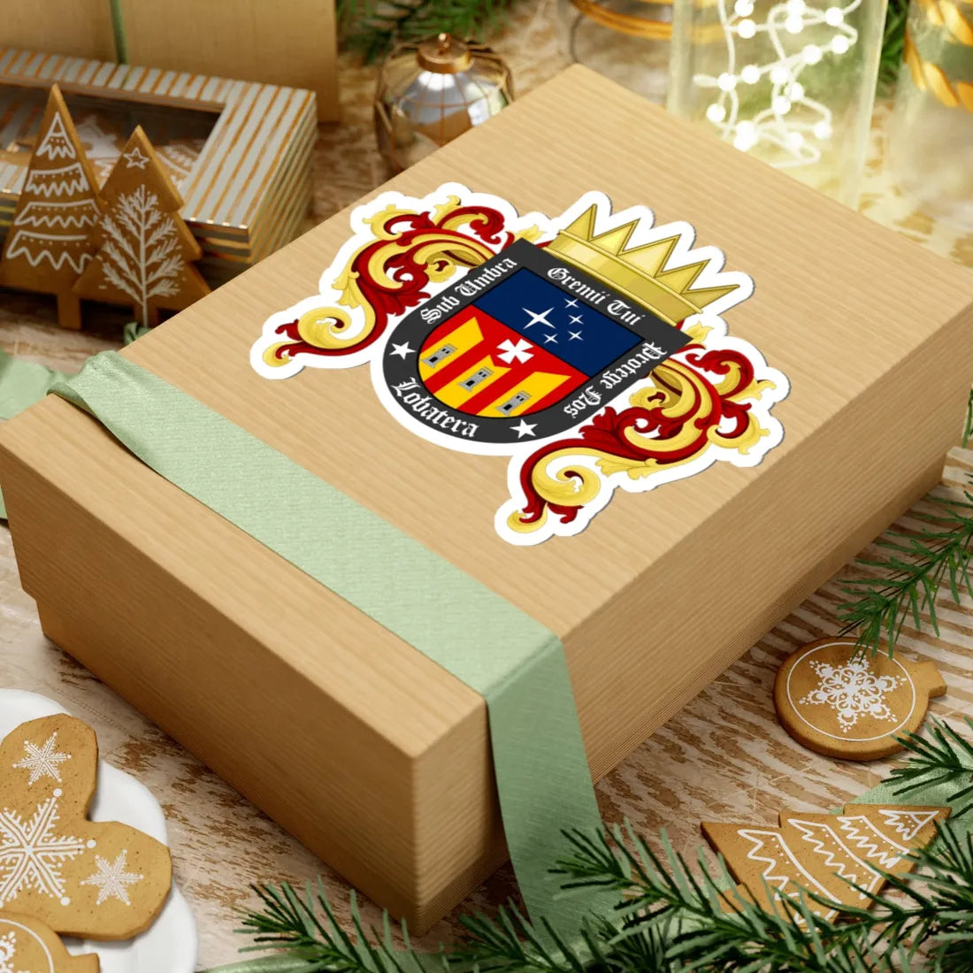 ESC-S-Lobatera (Venezuela) (Coat of Arms) STICKER Vinyl Kiss-Cut Decal - The Sticker Space