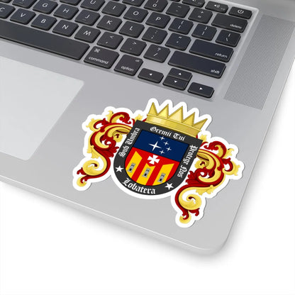 ESC-S-Lobatera (Venezuela) (Coat of Arms) STICKER Vinyl Kiss-Cut Decal - The Sticker Space