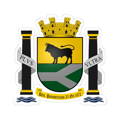 ESC-S-Panamericano (Venezuela) (Coat of Arms) STICKER Vinyl Kiss-Cut Decal 6 Inch White - The Sticker Space