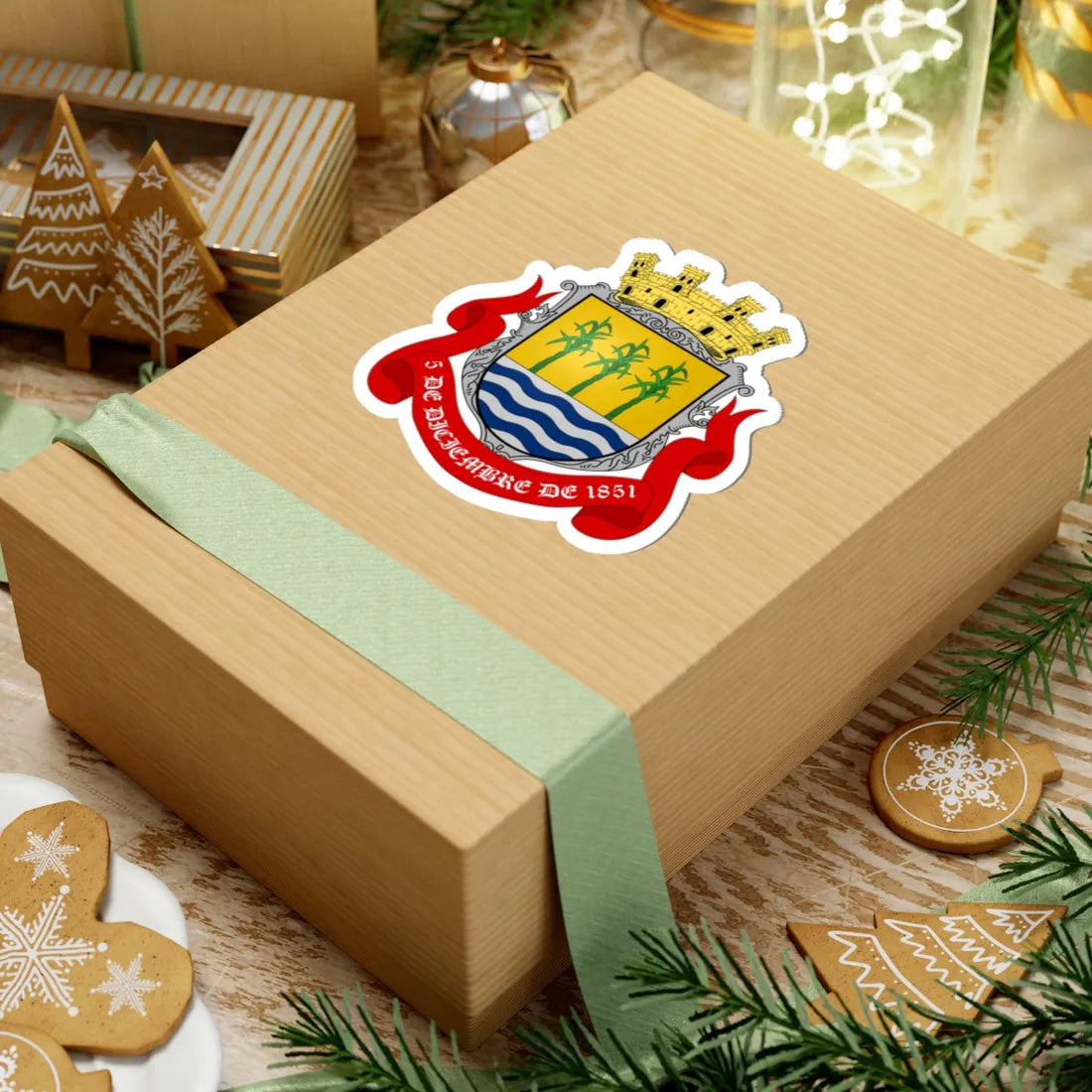 ESC-S-Pedro Maria Ureña (Venezuela) (Coat of Arms) STICKER Vinyl Kiss-Cut Decal - The Sticker Space