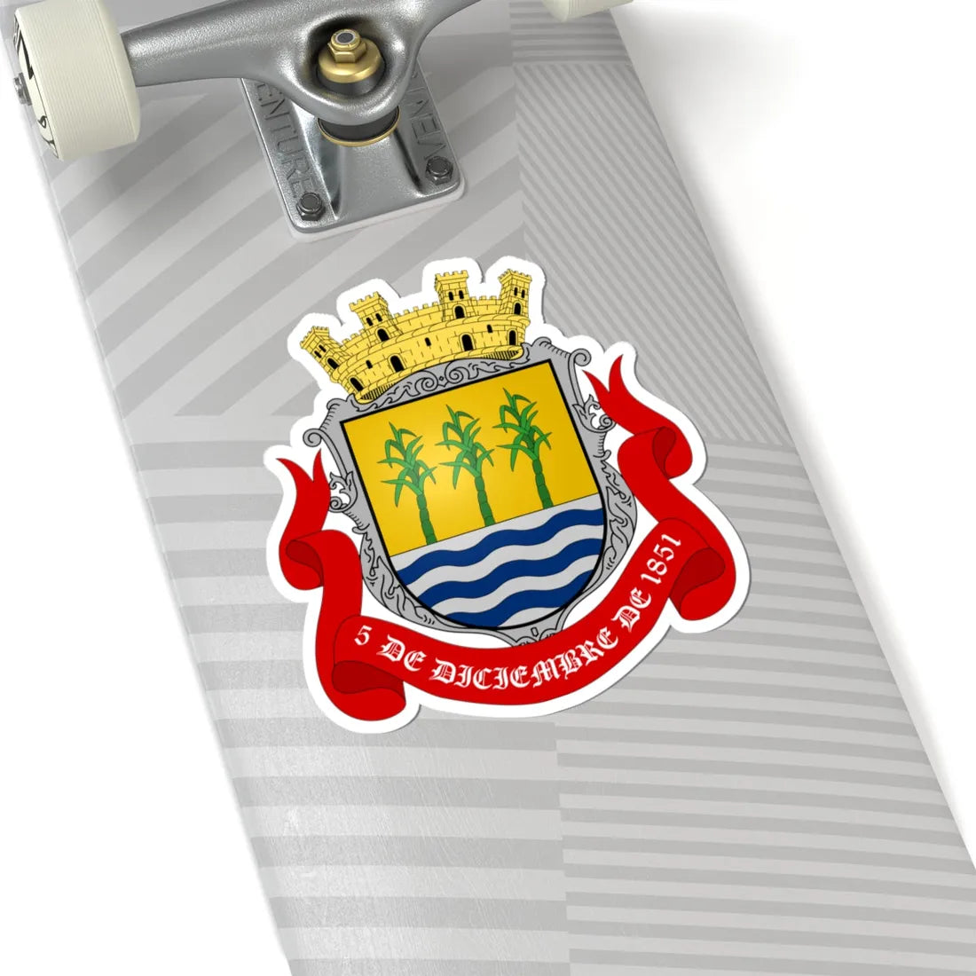 ESC-S-Pedro Maria Ureña (Venezuela) (Coat of Arms) STICKER Vinyl Kiss-Cut Decal - The Sticker Space