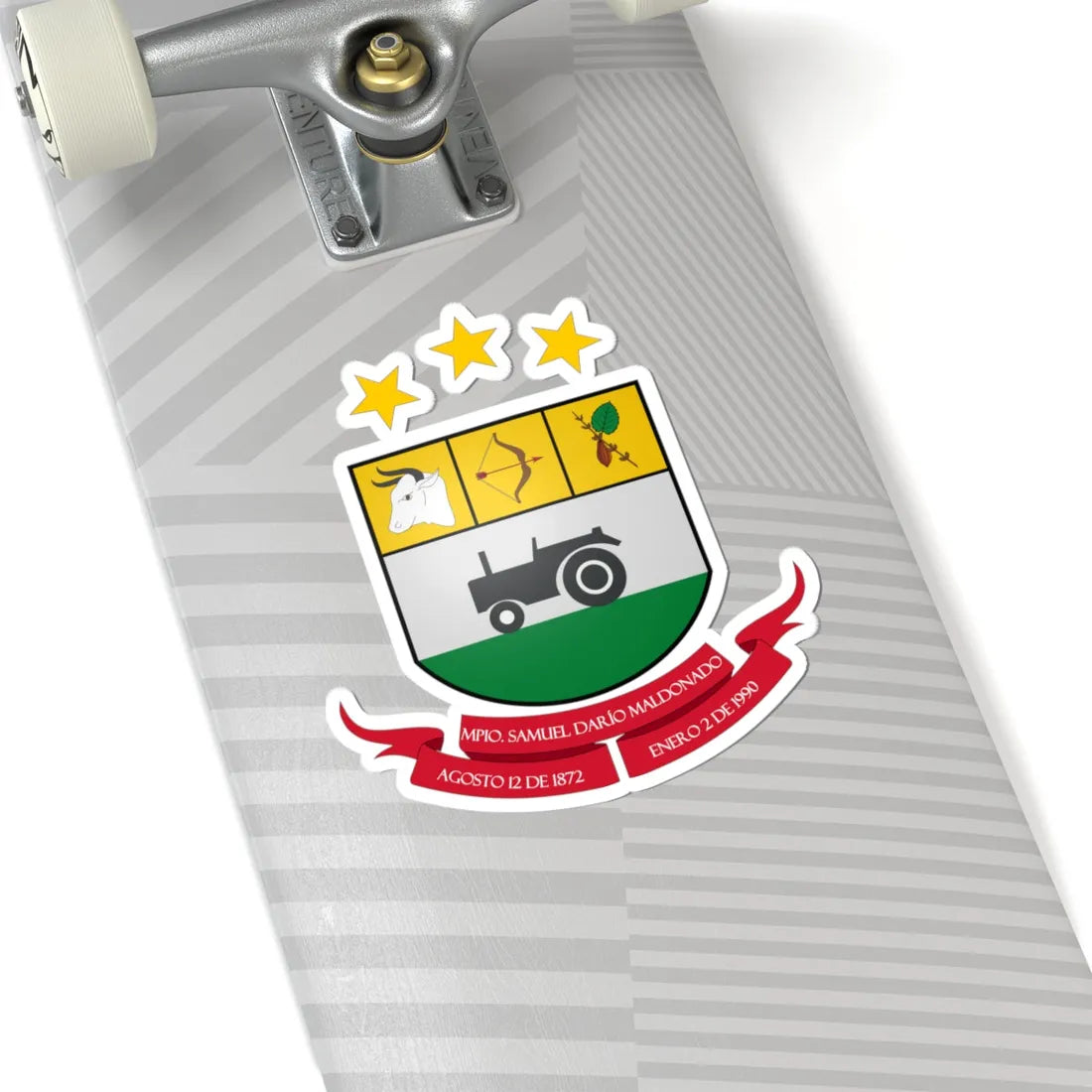 ESC-S-Samuel Dario Maldonado (Venezuela) (Coat of Arms) STICKER Vinyl Kiss-Cut Decal - The Sticker Space