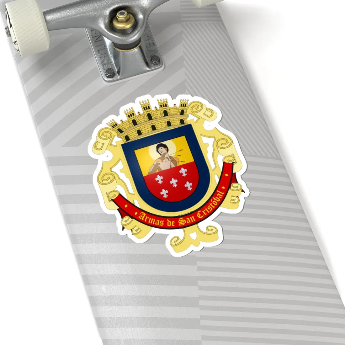 ESC-S-San Cristobal (Venezuela) (Coat of Arms) STICKER Vinyl Kiss-Cut Decal - The Sticker Space