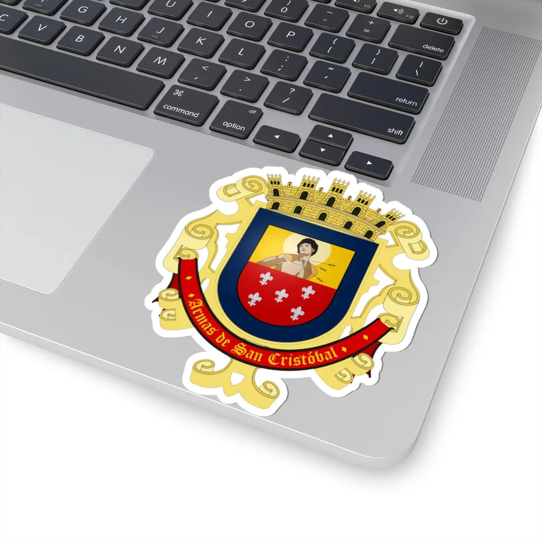 ESC-S-San Cristobal (Venezuela) (Coat of Arms) STICKER Vinyl Kiss-Cut Decal - The Sticker Space