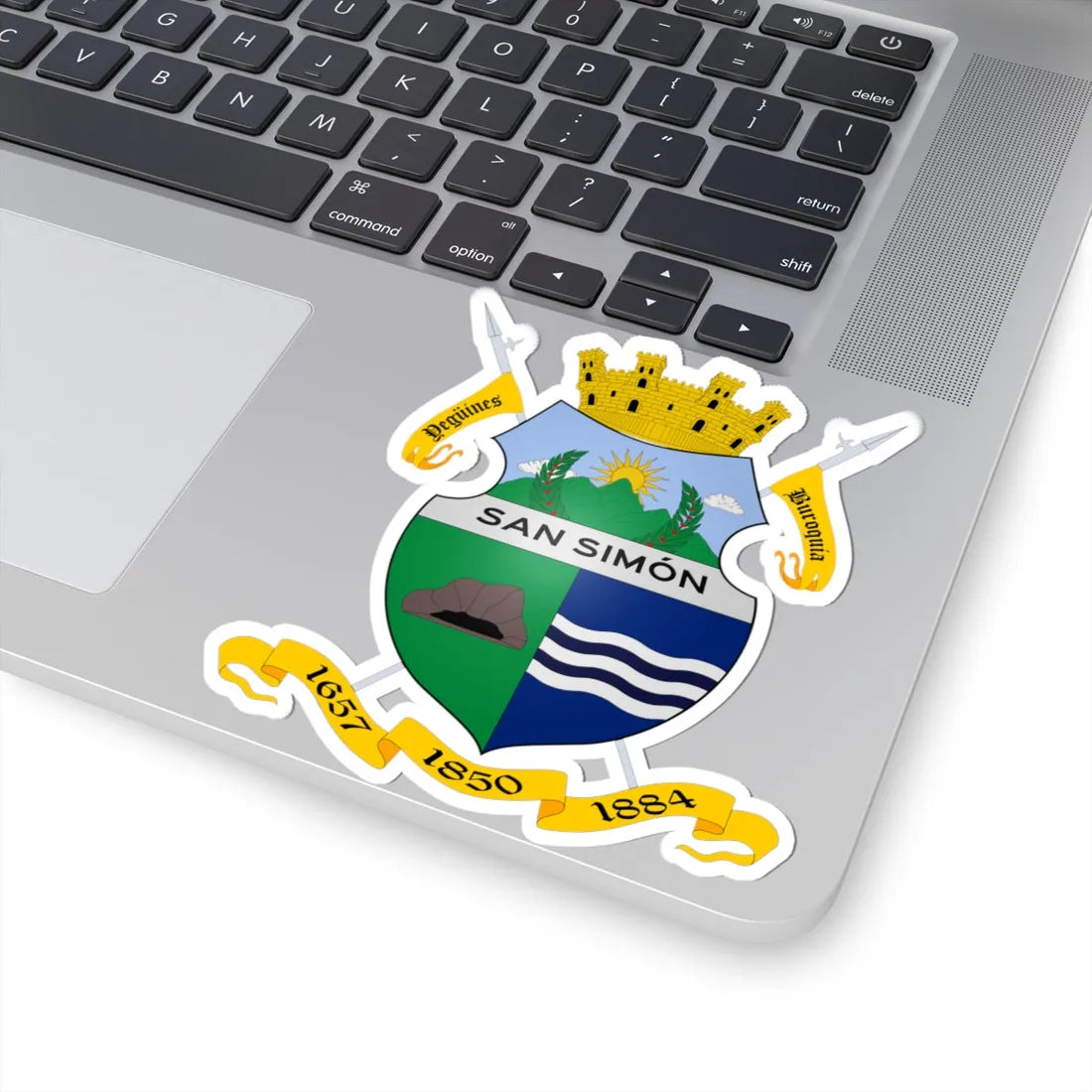 ESC-S-Simon Rodriguez (Venezuela) (Coat of Arms) STICKER Vinyl Kiss-Cut Decal - The Sticker Space