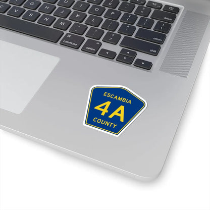 Escambia County Road 4A FL (Florida) (Road Sign) STICKER Vinyl Kiss-Cut Decal - The Sticker Space