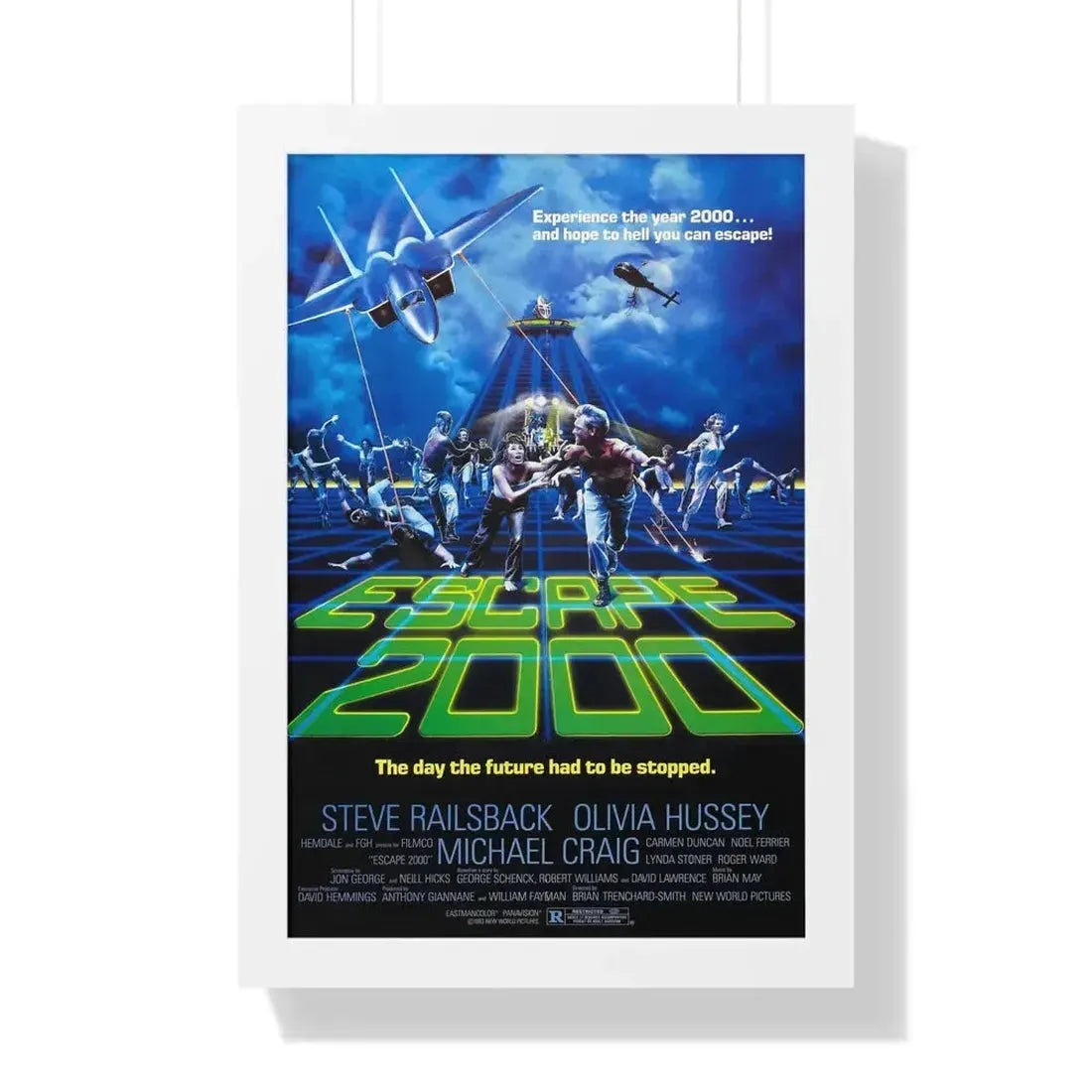 ESCAPE 2000 (TURKEY SHOOT) 1982 - Framed Movie Poster - The Sticker Space