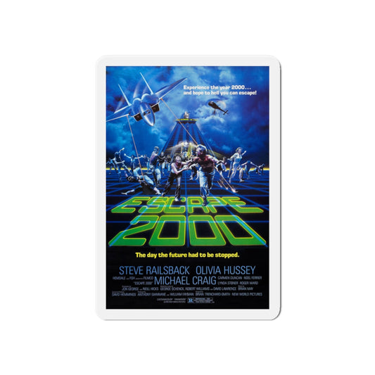 ESCAPE 2000 (TURKEY SHOOT) 1982 Movie Poster - Die-Cut Magnet-6 × 6"-The Sticker Space