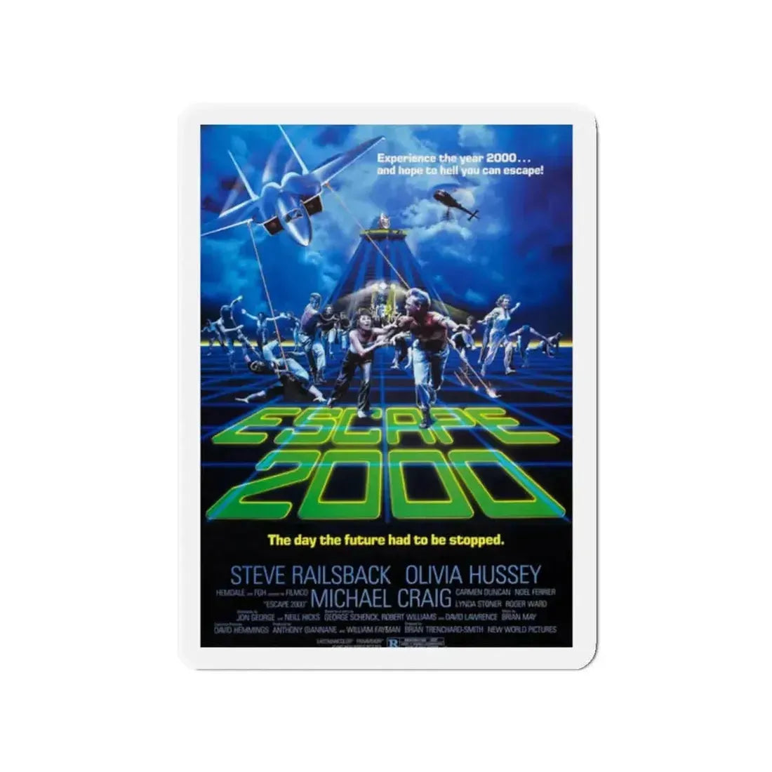 ESCAPE 2000 (TURKEY SHOOT) 1982 Movie Poster - Refrigerator Magnet - The Sticker Space