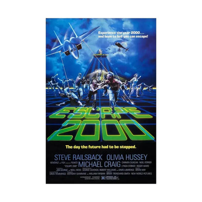 ESCAPE 2000 (TURKEY SHOOT) 1982 - Paper Movie Poster - The Sticker Space